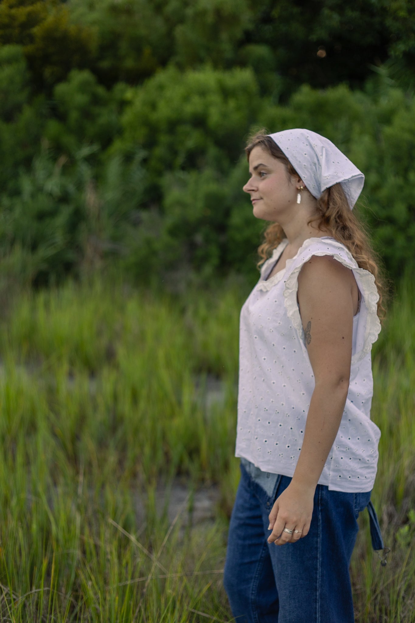 Eyelet Tank top