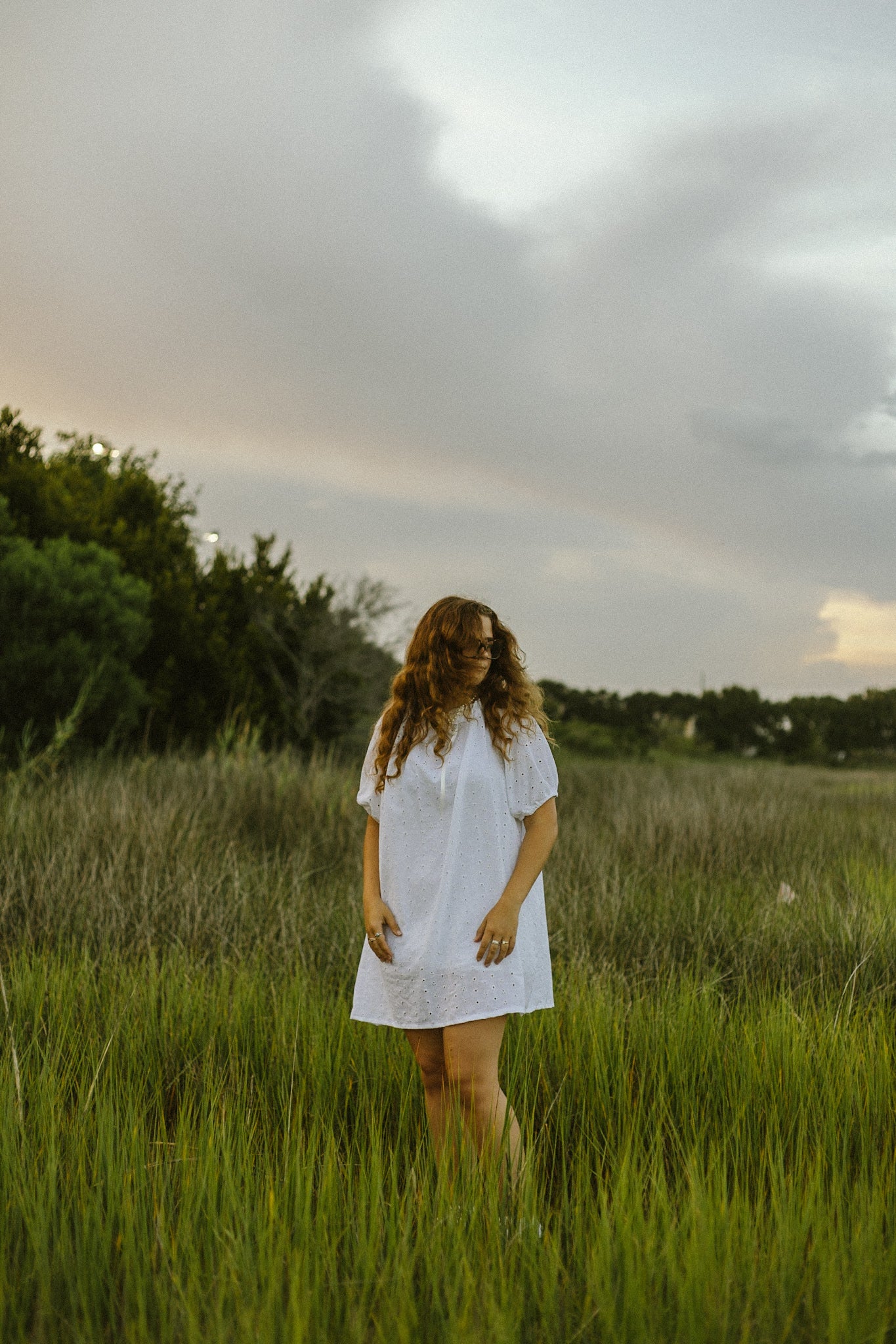 Egret Babydoll dress