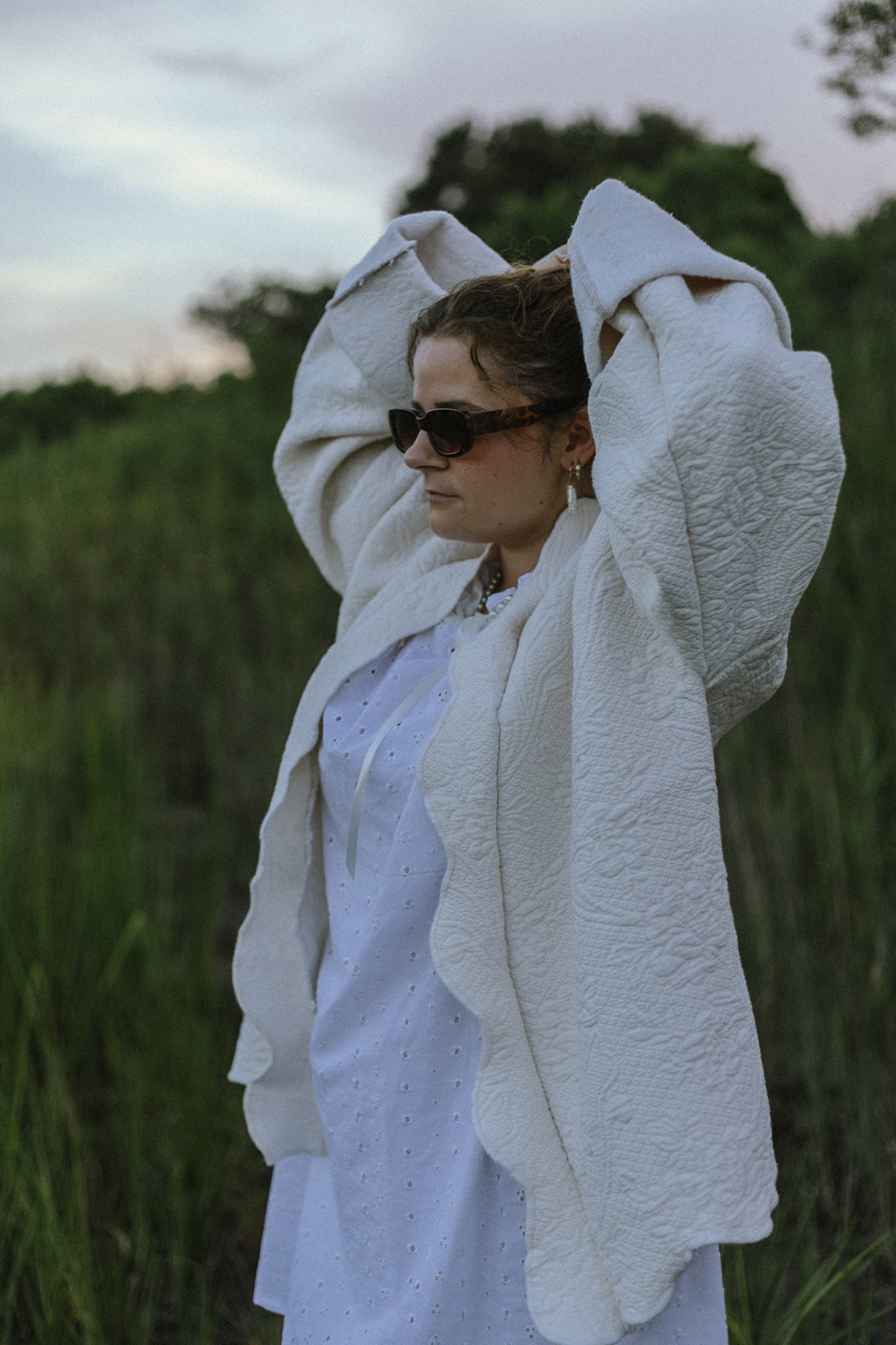 Egret Quilt Jacket