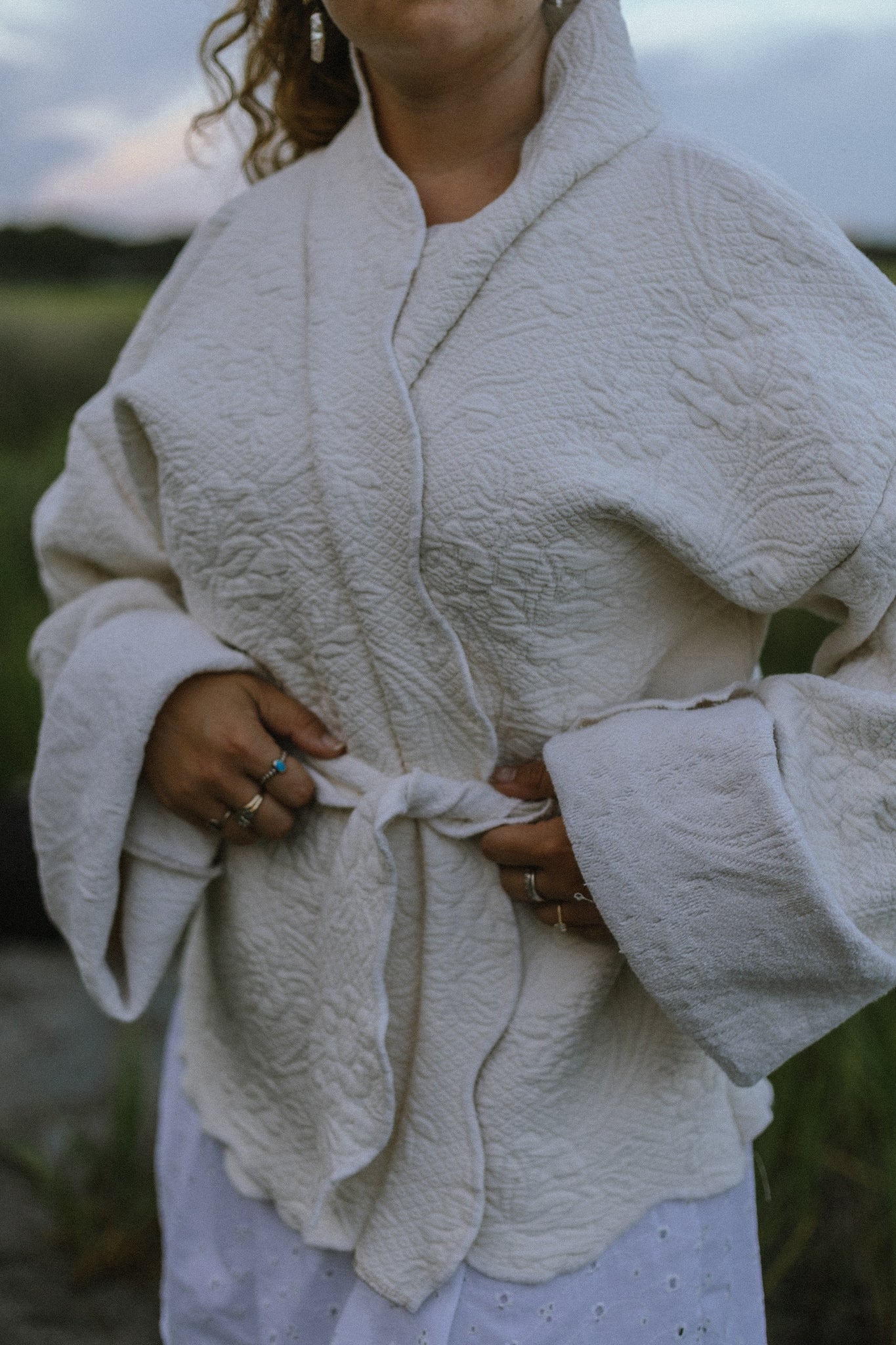 Egret Quilt Jacket