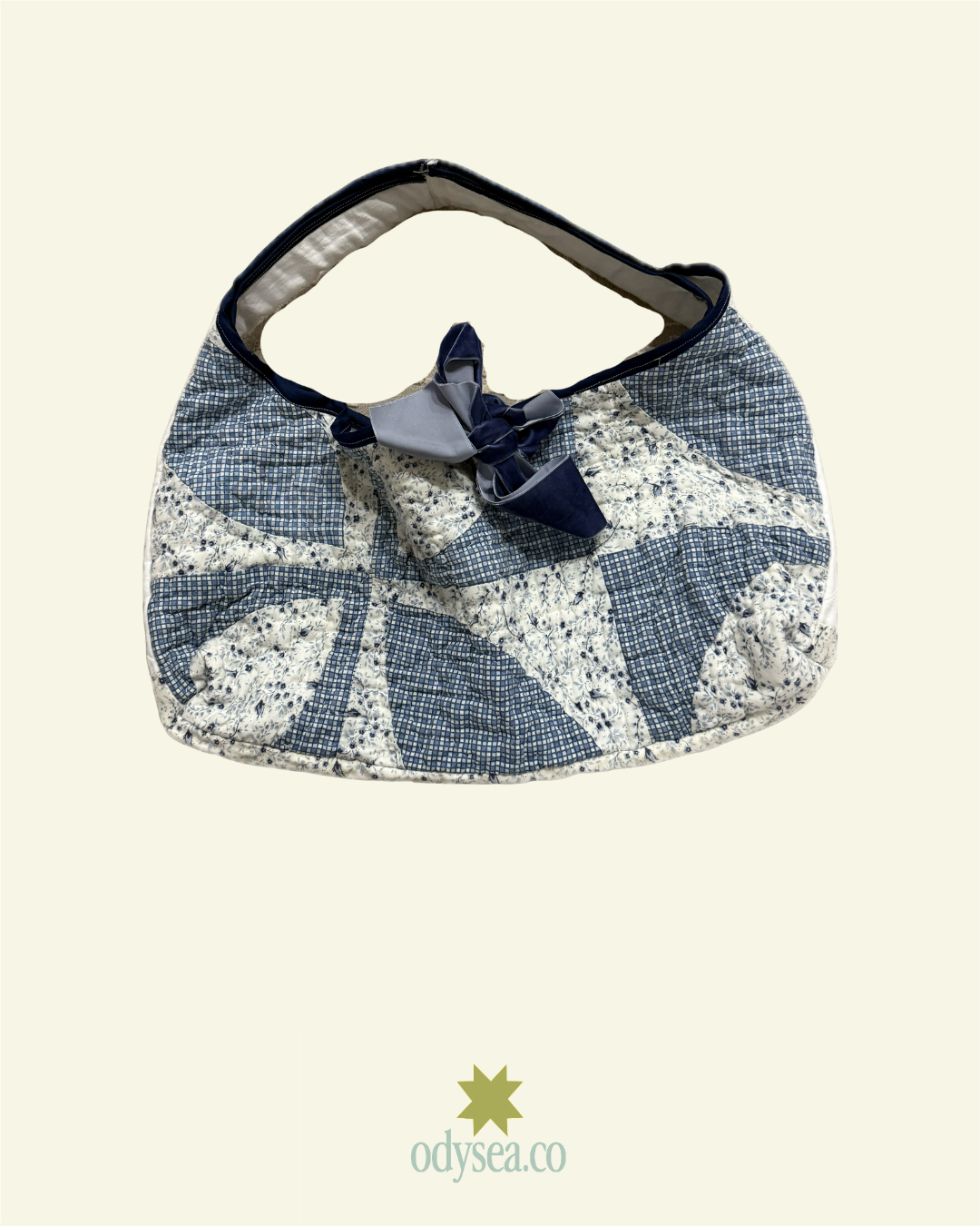 Blue shell bag- Medium