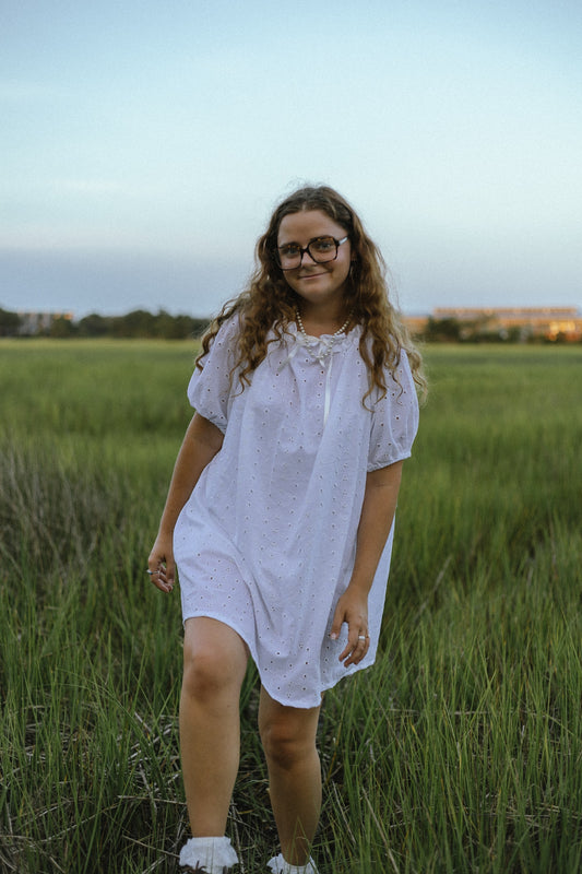 Egret Babydoll dress