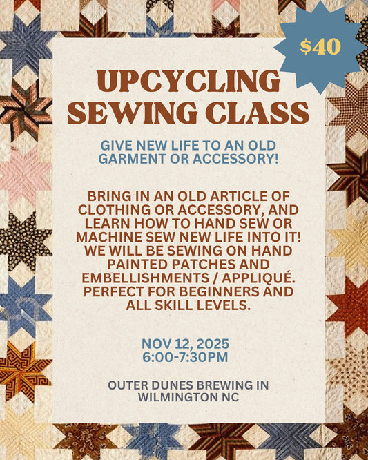 Upcycling sewing class 11/12